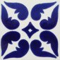 Blue Leon Mexican Ceramic Tile