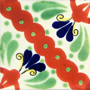 Martha Mexican Ceramic Talavera Tile