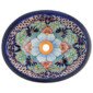 Portugues Blue Bathroom Ceramic Oval Talavera Mexican Sink