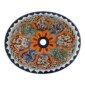 Santa Clara Mexican Bathroom Ceramic Oval Talavera Sink
