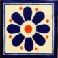 Daisy May 6 Mexican Ceramic Talavera Tile
