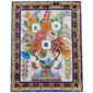 Mexican Talavera Mosaic Mural Tile Handmade Flowers Folk Art Backsplash
