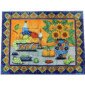 Mexican Talavera Mosaic Mural Tile Handmade Still Life Sunflower Backsplash