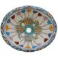 Cuernavaca Bathroom Ceramic Oval Talavera Sink