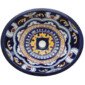 Rosario Bathroom Ceramic Oval Talavera Sink