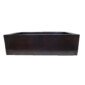 Farmhouse Copper Kitchen Copper Sink Inclined Apron Front Single Bowl Mexican