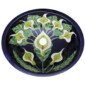 Alcatraz Mexican Bathroom Ceramic Oval Talavera Sink