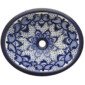 Campanilla Bathroom Ceramic Oval Talavera Sink