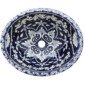 Celeste Bathroom Ceramic Oval Talavera Sink