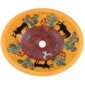 Desierto Yellow Bathroom Ceramic Oval Talavera Sink