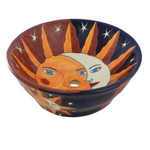 Eclipse Mexican Vessel Sink Bathroom Wash Basin