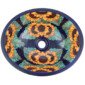 Girasol & Leafs Bathroom Ceramic Oval Talavera Sink