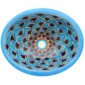 Pavo Bathroom Ceramic Oval Talavera Sink