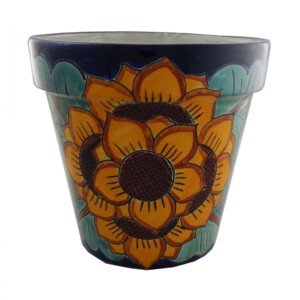 Mexican Ceramic Flower Pot Planter 04