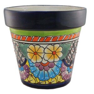 Mexican Ceramic Flower Pot Planter 05