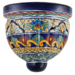 Mexican Talavera Ceramic Wall Planter 10