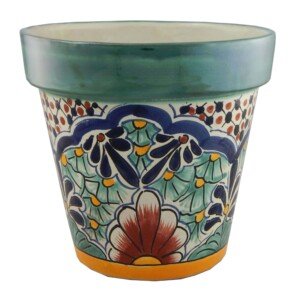 Mexican Ceramic Flower Pot Planter 11