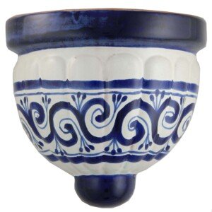 Mexican Talavera Ceramic Wall Planter 14