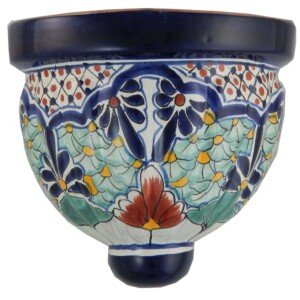 Mexican Talavera Ceramic Wall Planter 20