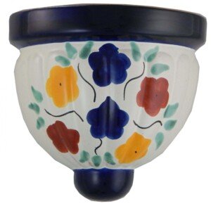 Mexican Talavera Ceramic Wall Planter 23