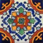 Nube Blue Mexican Ceramic Handmade Folk Art Tiles