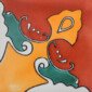 Murcielago Corner Mexican Ceramic Handmade Folk Art Tiles