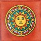Sol Azteca Mexican Ceramic Handmade Folk Art Tiles