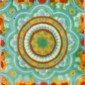 Rosario Green Mexican Ceramic Handmade Folk Art Tiles